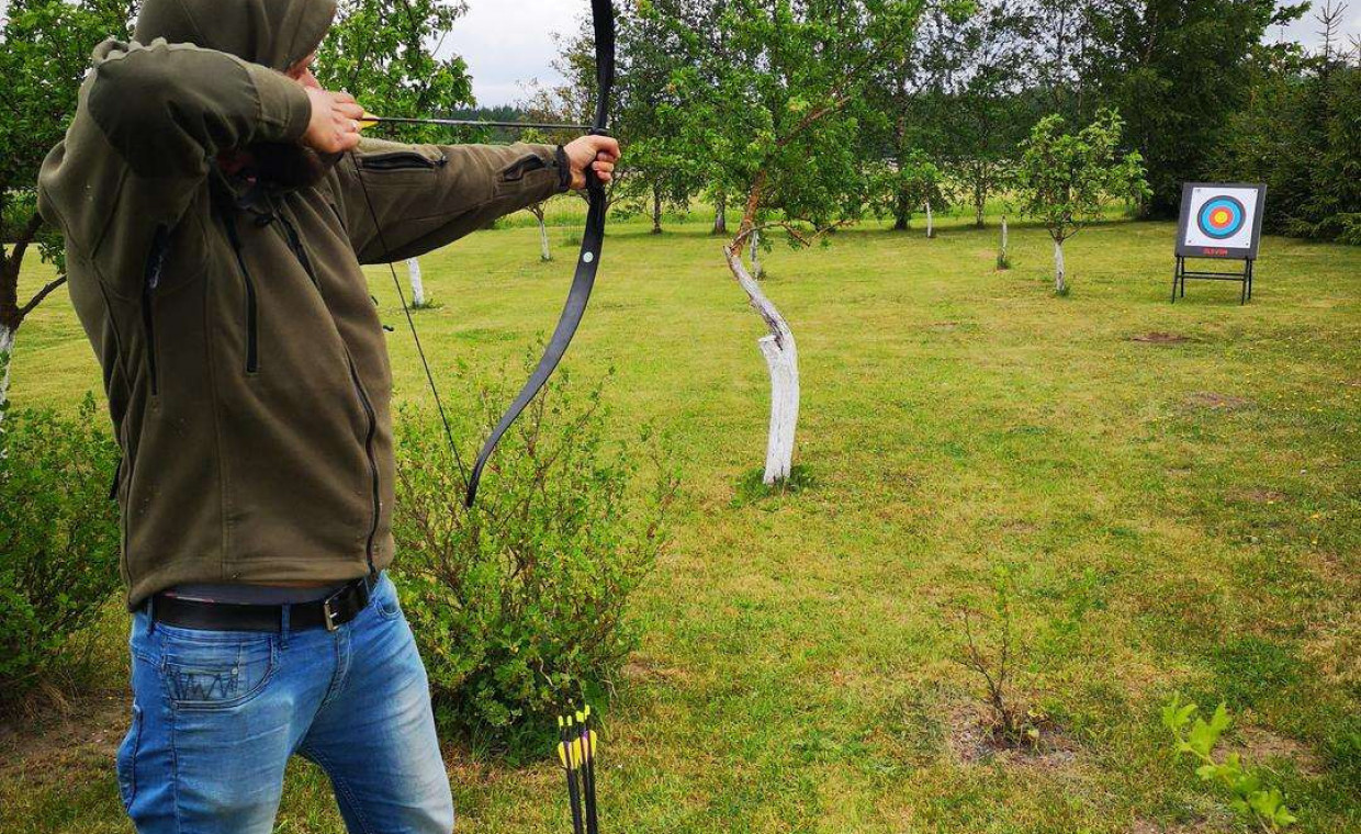 Sporto prekių nuoma, Lankas su taikiniu nuoma, Panevėžys