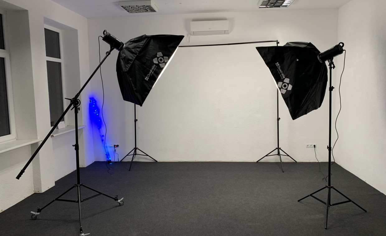 Foto studijos įrangos nuoma, Fonų sistema fotosesijom su green screen nuoma, Vilnius