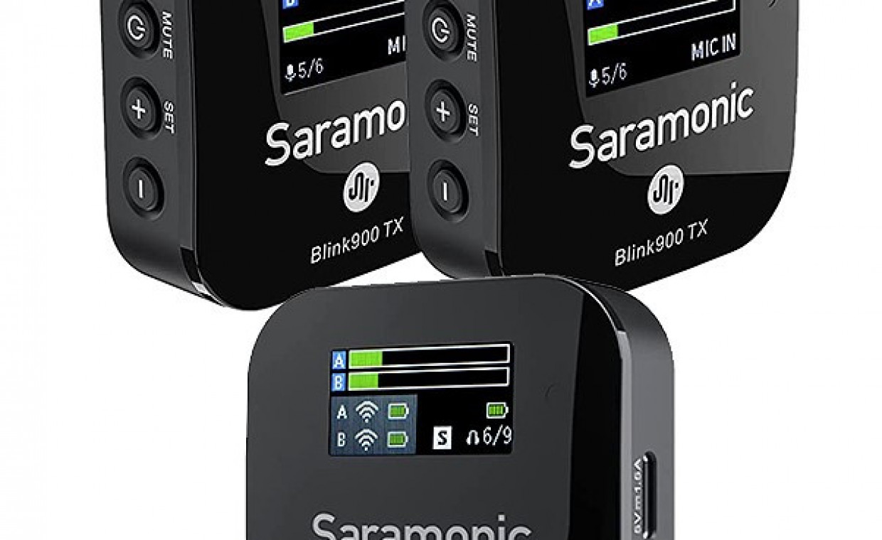 Saramonic Blink 900 B2 Wireless Micropho, Fotoaparatų priedų nuoma