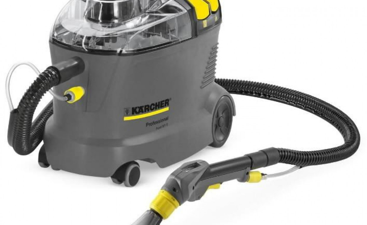 Plaunančių siurblių nuoma, KARCHER Puzzi 8/1 plaunantis siurblys nuoma, Plungė