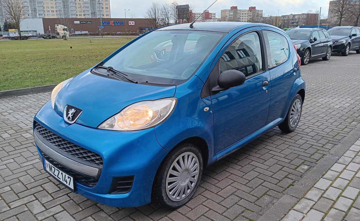 Automobilių nuoma, Peugeot 107 nuoma, Klaipėda