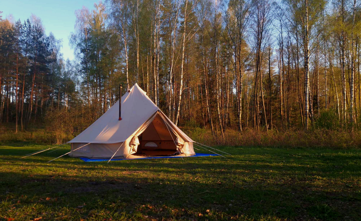 Laisvalaikio daiktų nuoma, Glamping palapinė / Bell tent nuoma, Kaunas