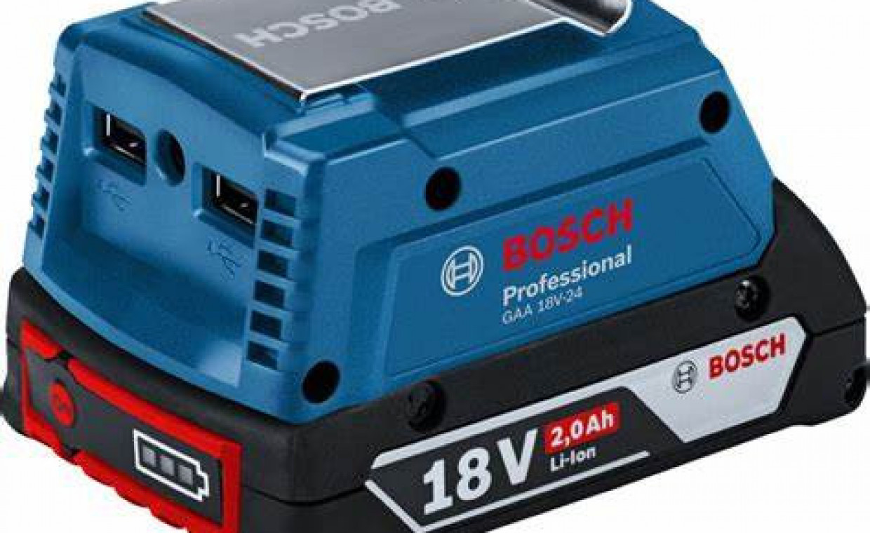 Laisvalaikio daiktų nuoma, Bosch GAA 18V-48 USB įkroviklis nuoma, Vilnius