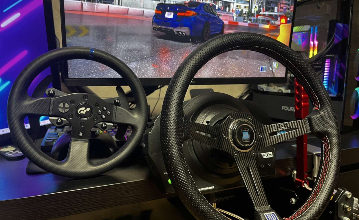 Žaidimų konsolių nuoma, Thrustmaster T300 RS GT nuoma, Grigiškės