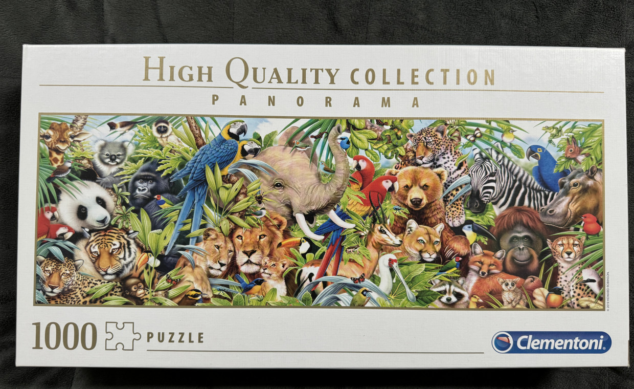 Laisvalaikio daiktų nuoma, Clementoni 1000 detalių puzzle - Animals nuoma, Klaipėda