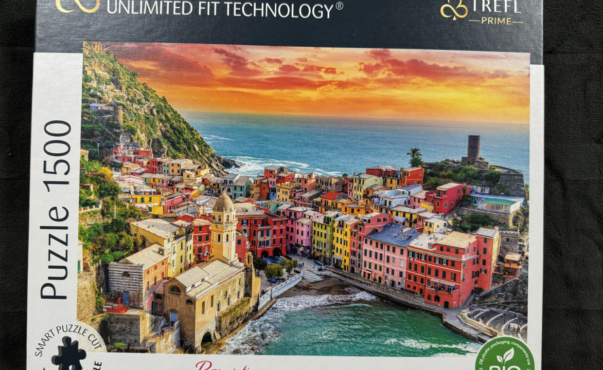 Laisvalaikio daiktų nuoma, Trefl 1500 detalių puzzle - Vernazza nuoma, Klaipėda