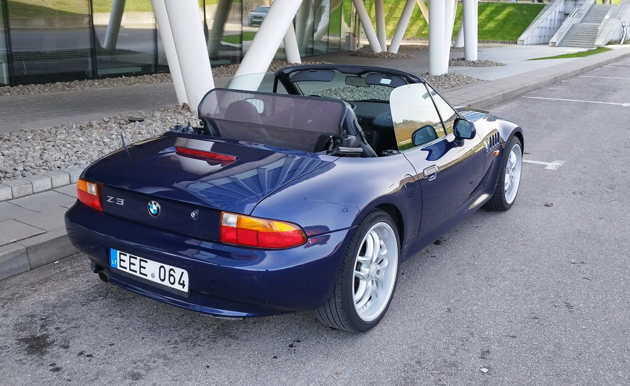 Automobilių nuoma, BMW Z3 kabrioletas nuoma, Vilnius