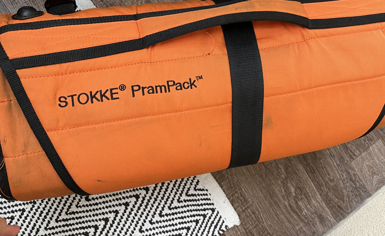 Vaikų daiktų nuoma, STOKKE vežimėlio krepšys prampack nuoma, Vilnius