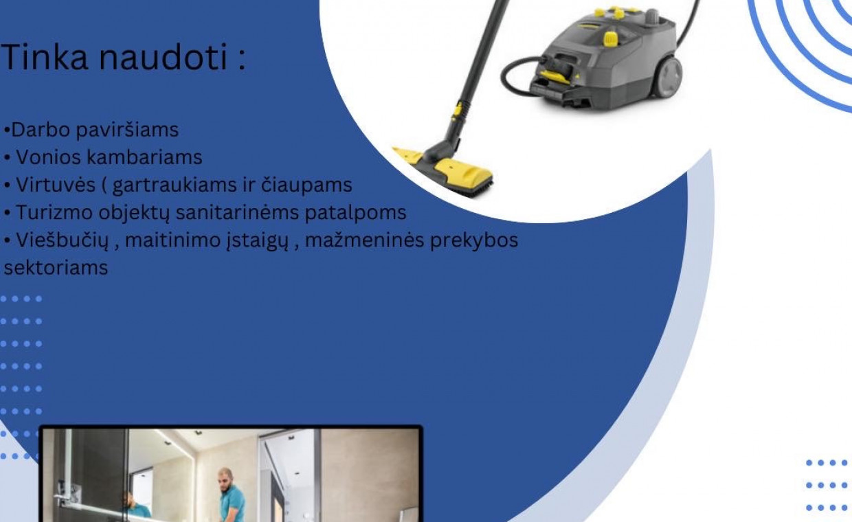 Plaunančių siurblių nuoma, Plaunantis Karcher Puzzi 8/C Siurblys nuoma, Kaunas