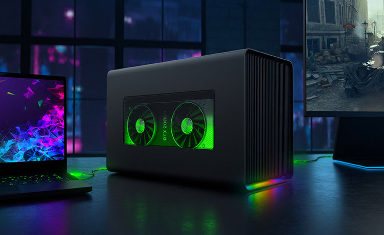 Kompiuterinės technikos nuoma, Razer Core X Chroma PC eGPU Dock Station nuoma, Vilnius