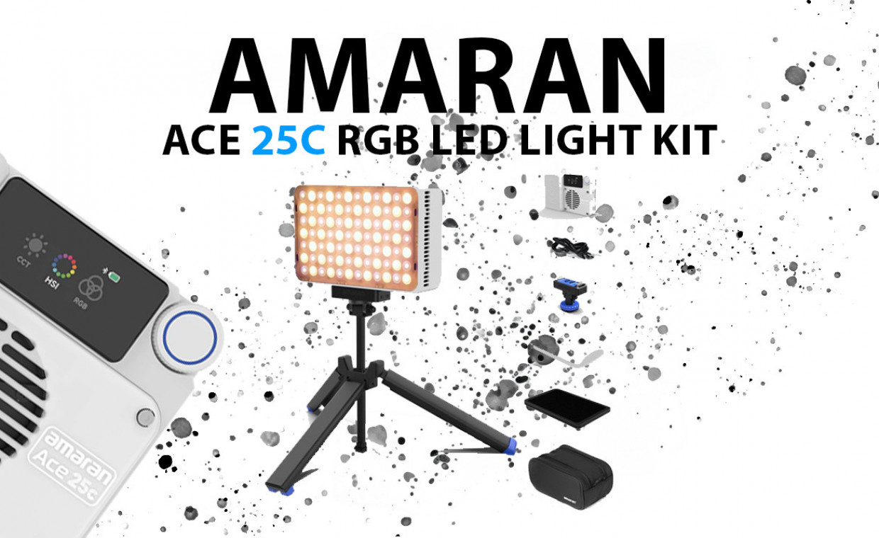 Foto studijos įrangos nuoma, AMARAN ACE 25c RGD LED LIGHT KIT nuoma, Vilnius