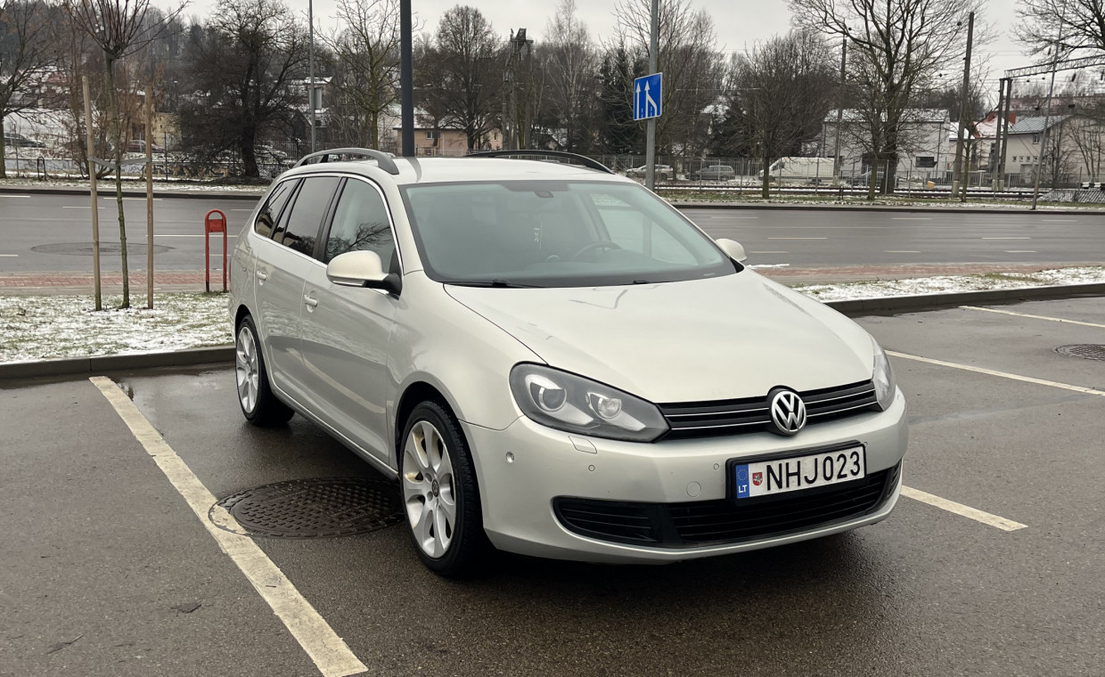 Automobilių nuoma, Volkswagen Golf 6, 2009 nuoma, Vilnius