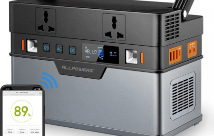 ALLPOWERS 500W, 606Wh Įkrovimo Stotis