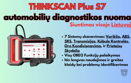 Automobilinė Diagnostika Thinkscan S7