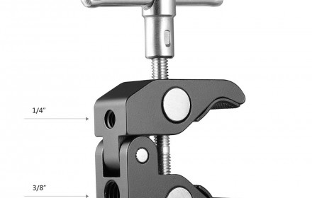 SmallRig Super Clamp su 1/4" & 3/8" Srėg