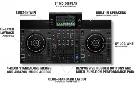 Denon DJ SC LIVE 4 pultas